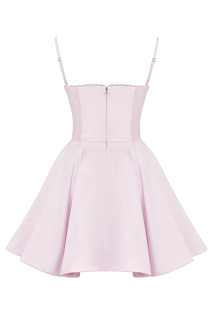 ballerina pink tulle mini dress