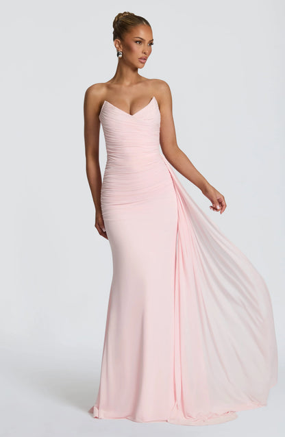Ashika Maxi Dress - Blush