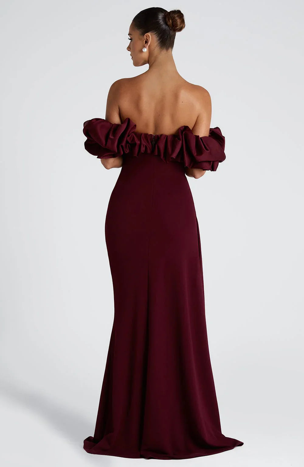 Elsie Maxi Dress - Cherry Lacquer
