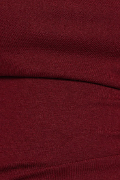 Darina Off Shoulder Top - Bordeaux