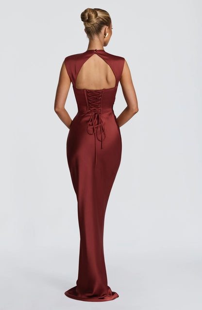 Avielle Maxi Dress - Deep Rust