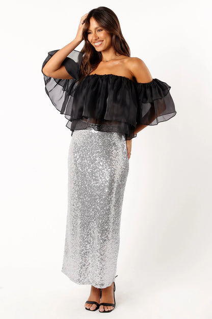 Deedi Off Shoulder Top - Black