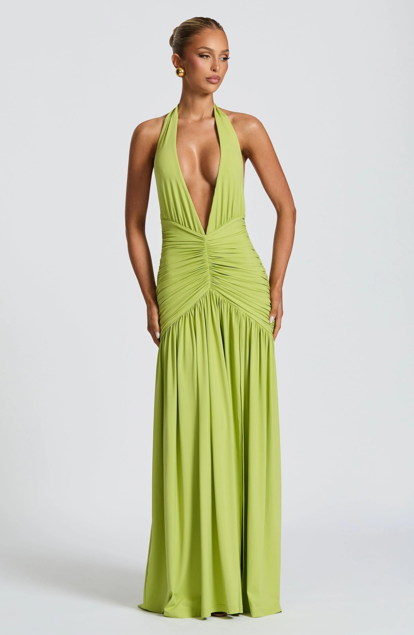 Melania Maxi Dress - Olive