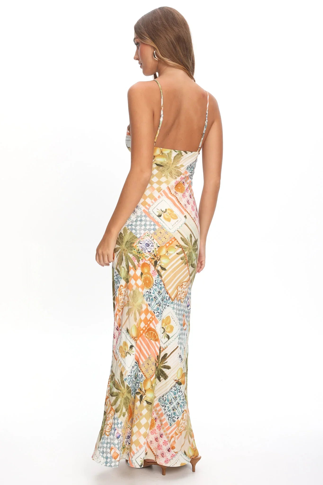 Jaya Floral A-line Maxi Dress Las Palmas
