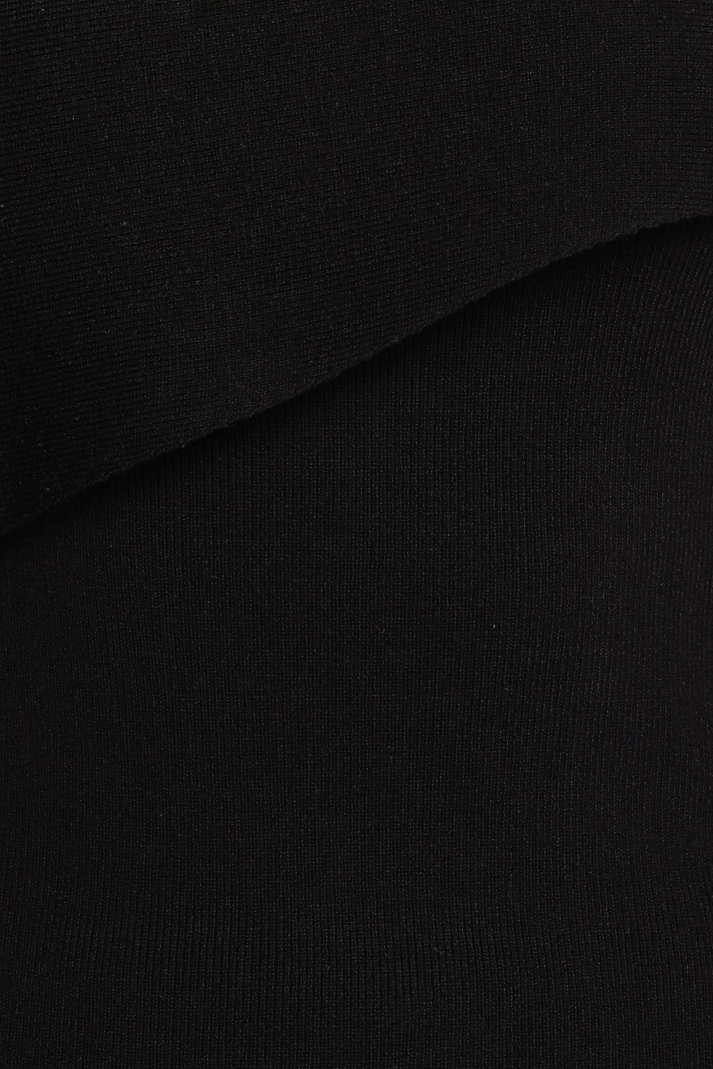Charama Off Shoulder Knit Top - Black
