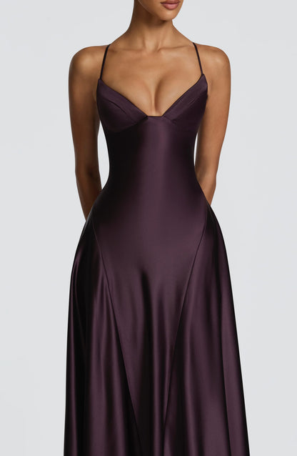 Asterin Maxi Dress - Plum