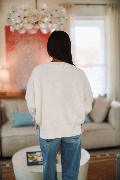 Clara's Bow Sweater - Cream