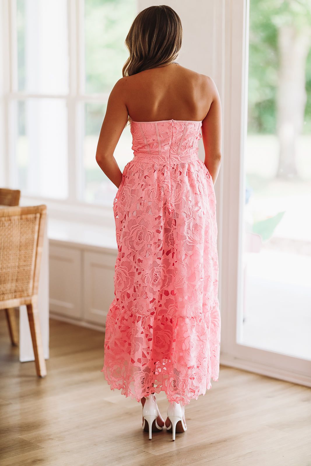 Exceeding Your Expectations Maxi Dress - Pink