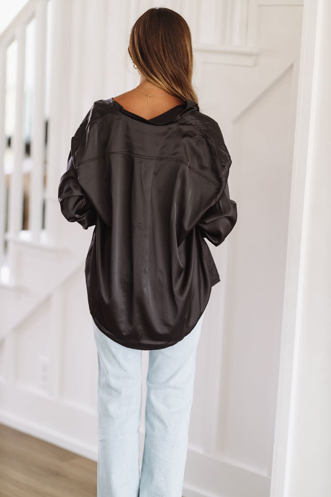 Making Me Crazy Crop Top and Shirt - Black (FINAL SALE)