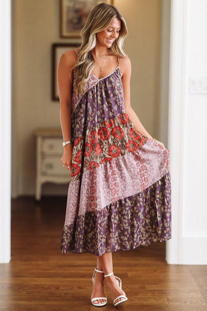 On the Prowl Maxi Dress - Purple (FINAL SALE)