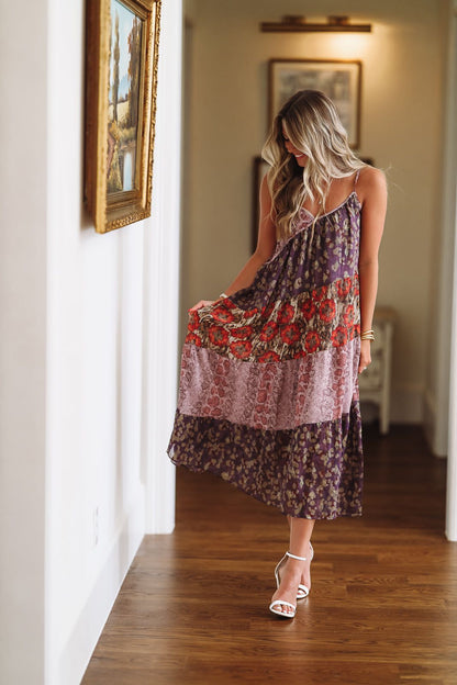 On the Prowl Maxi Dress - Purple (FINAL SALE)