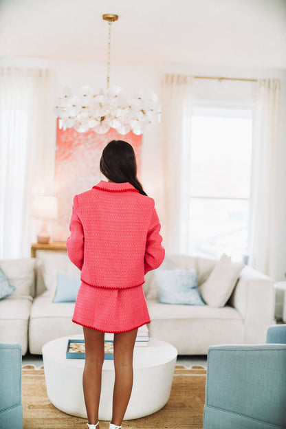 Out in the City Mini Skirt - Fuchsia