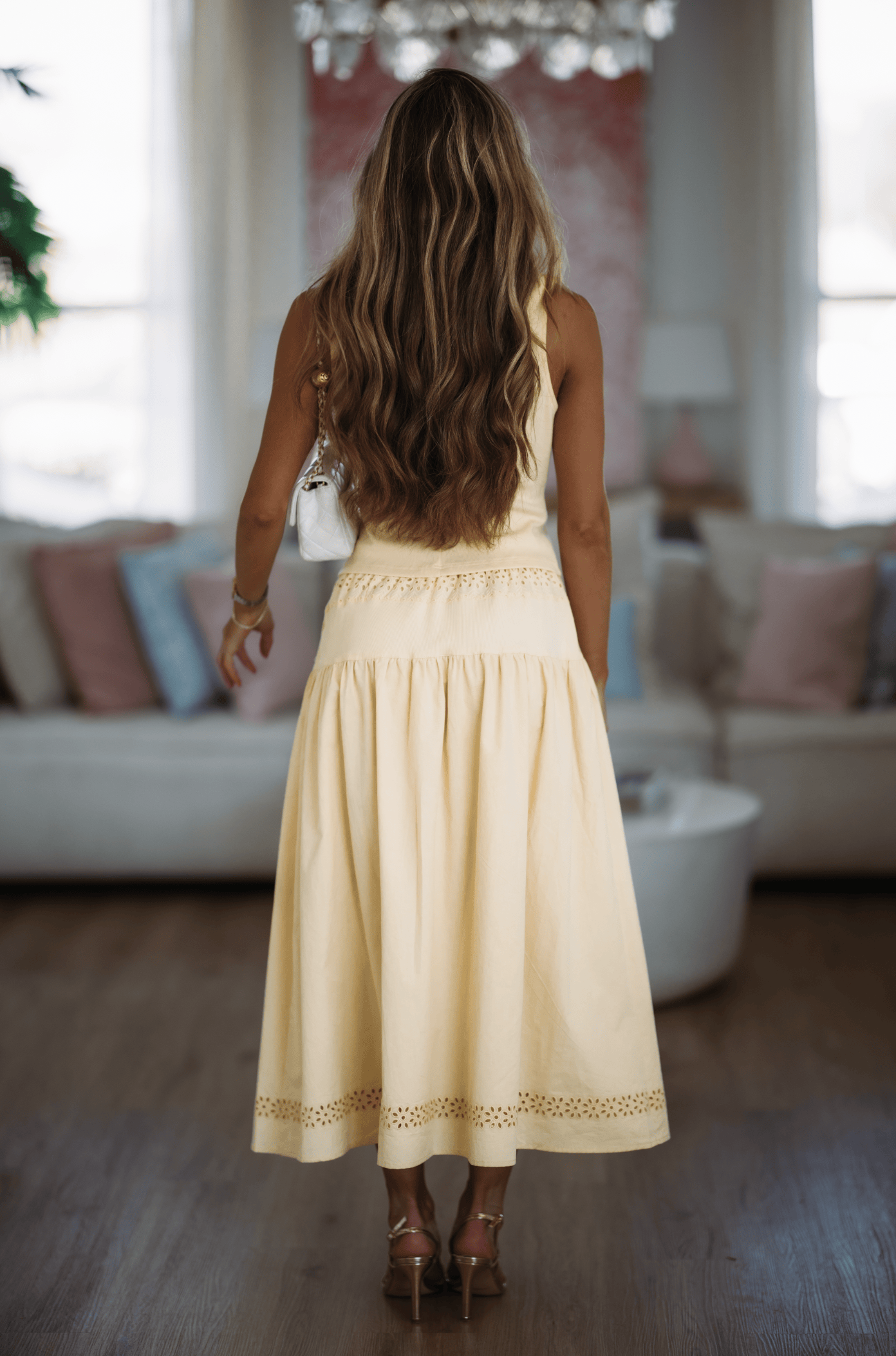 Waverly Maxi Skirt - Light Yellow