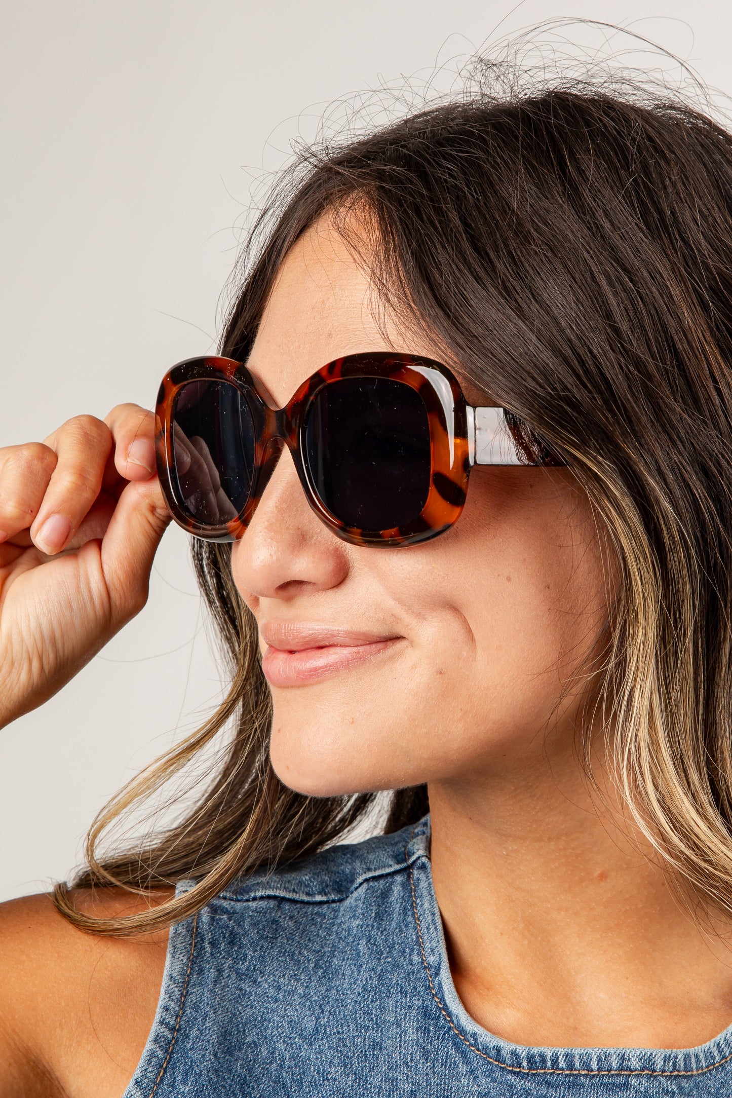 Anywhere And Everywhere Tortoise Oversized Sunglasses