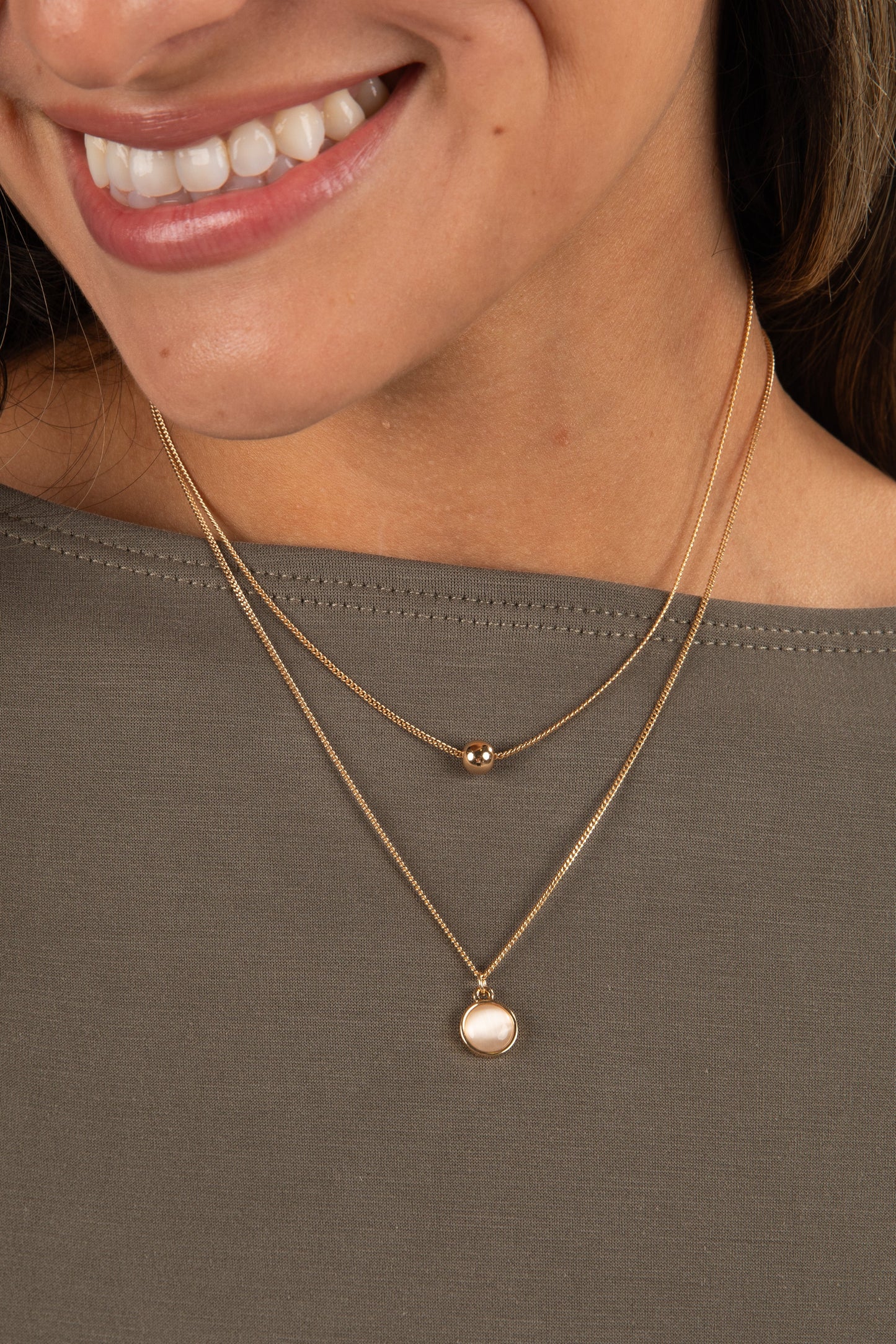 Anna Gold Layered Chain Necklace