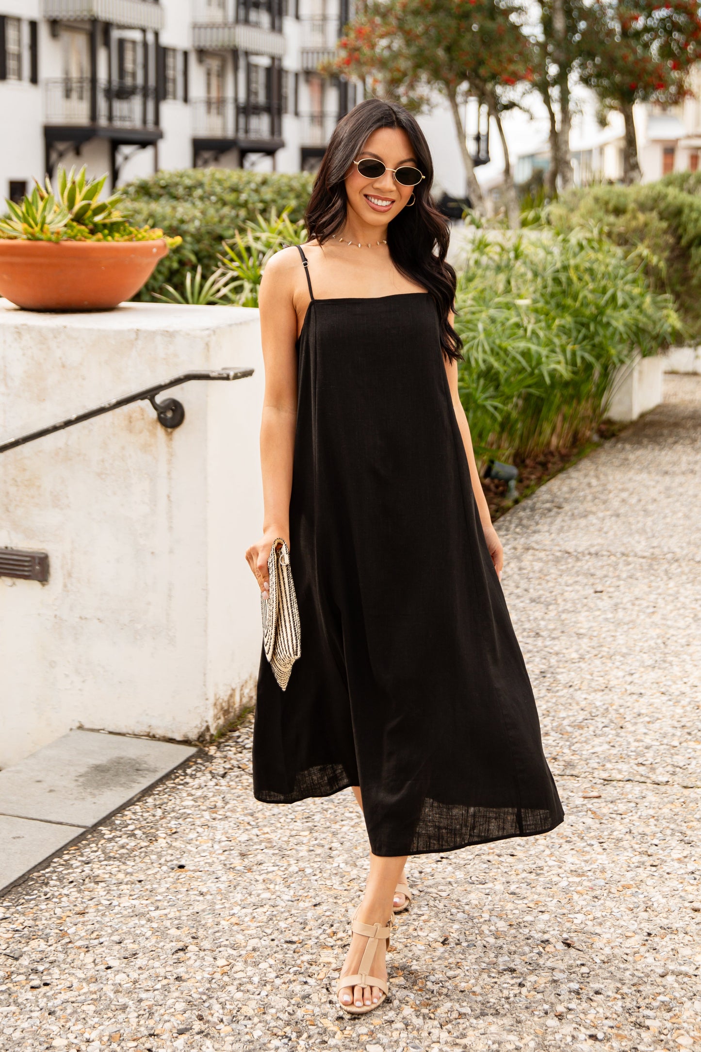 A Little Bit Of Love Linen Maxi Dress