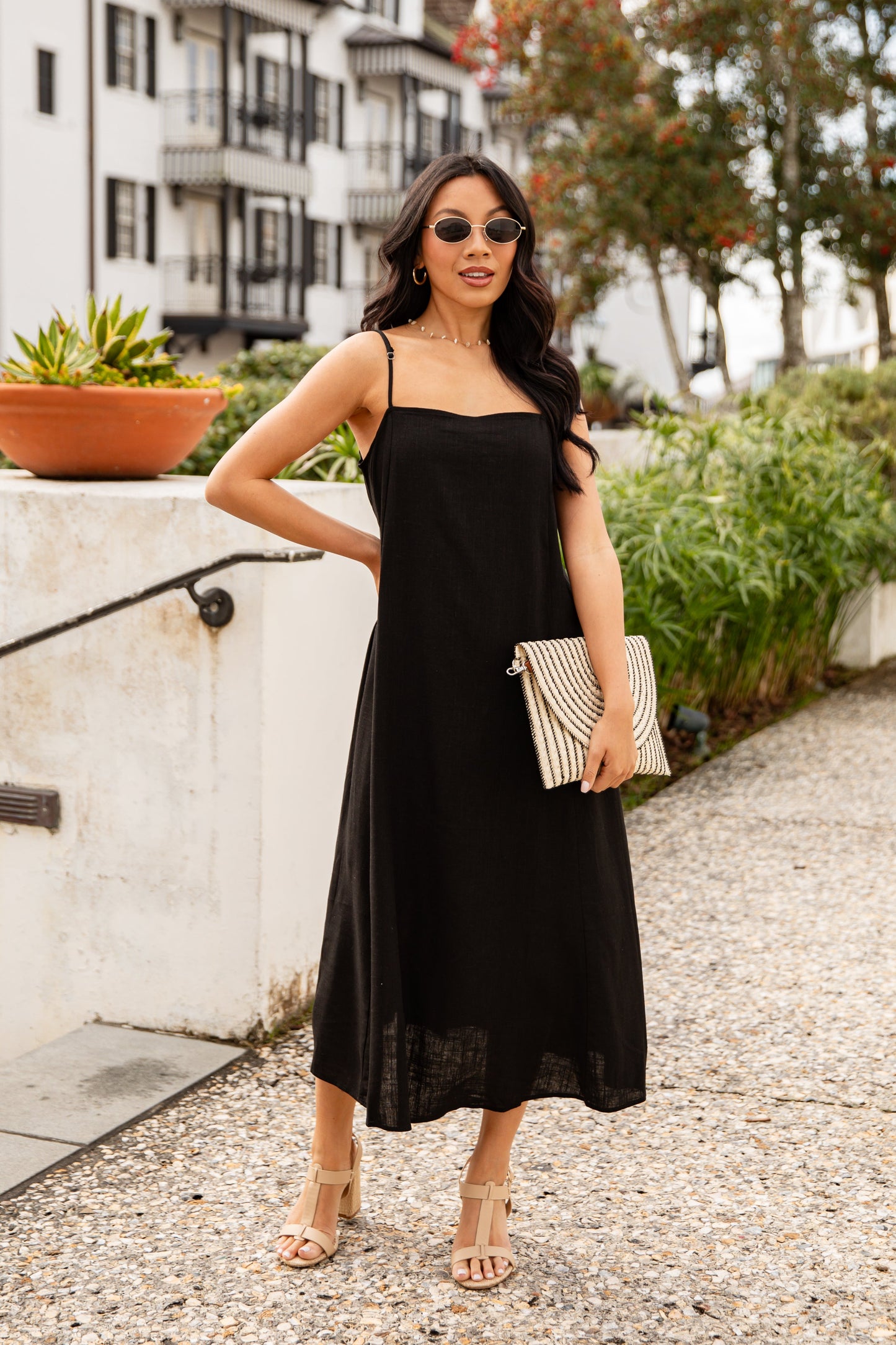 A Little Bit Of Love Linen Maxi Dress