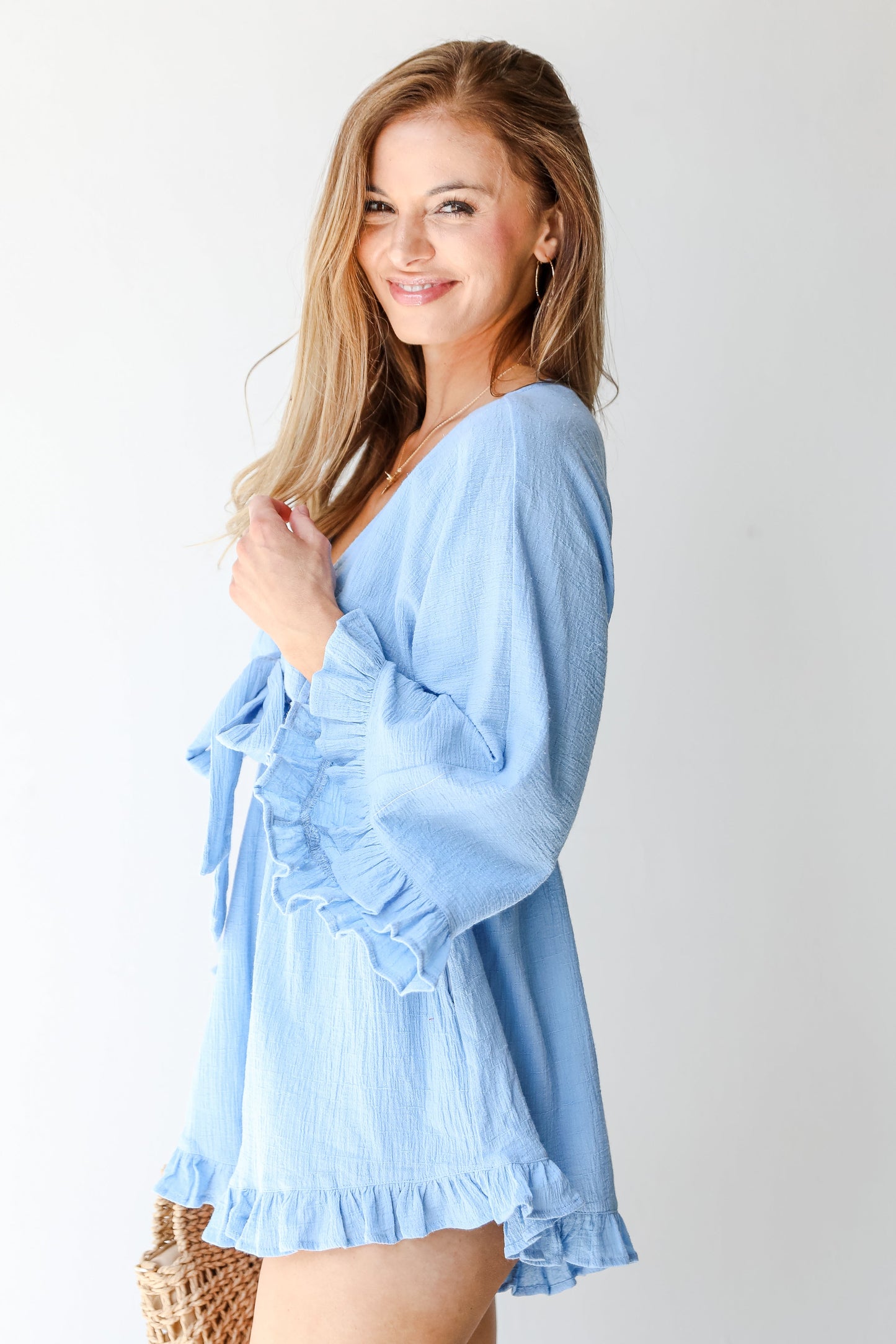 All Eyes On Me Ruffle Romper