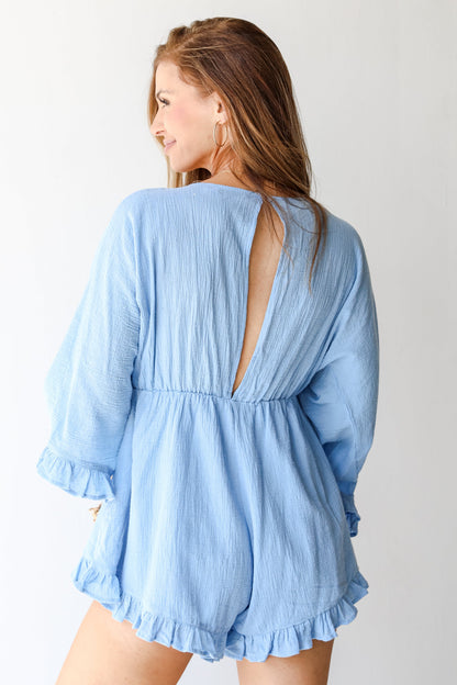 All Eyes On Me Ruffle Romper