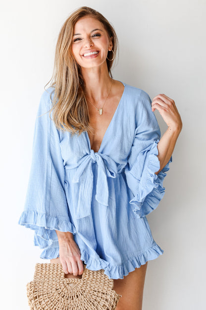 All Eyes On Me Ruffle Romper