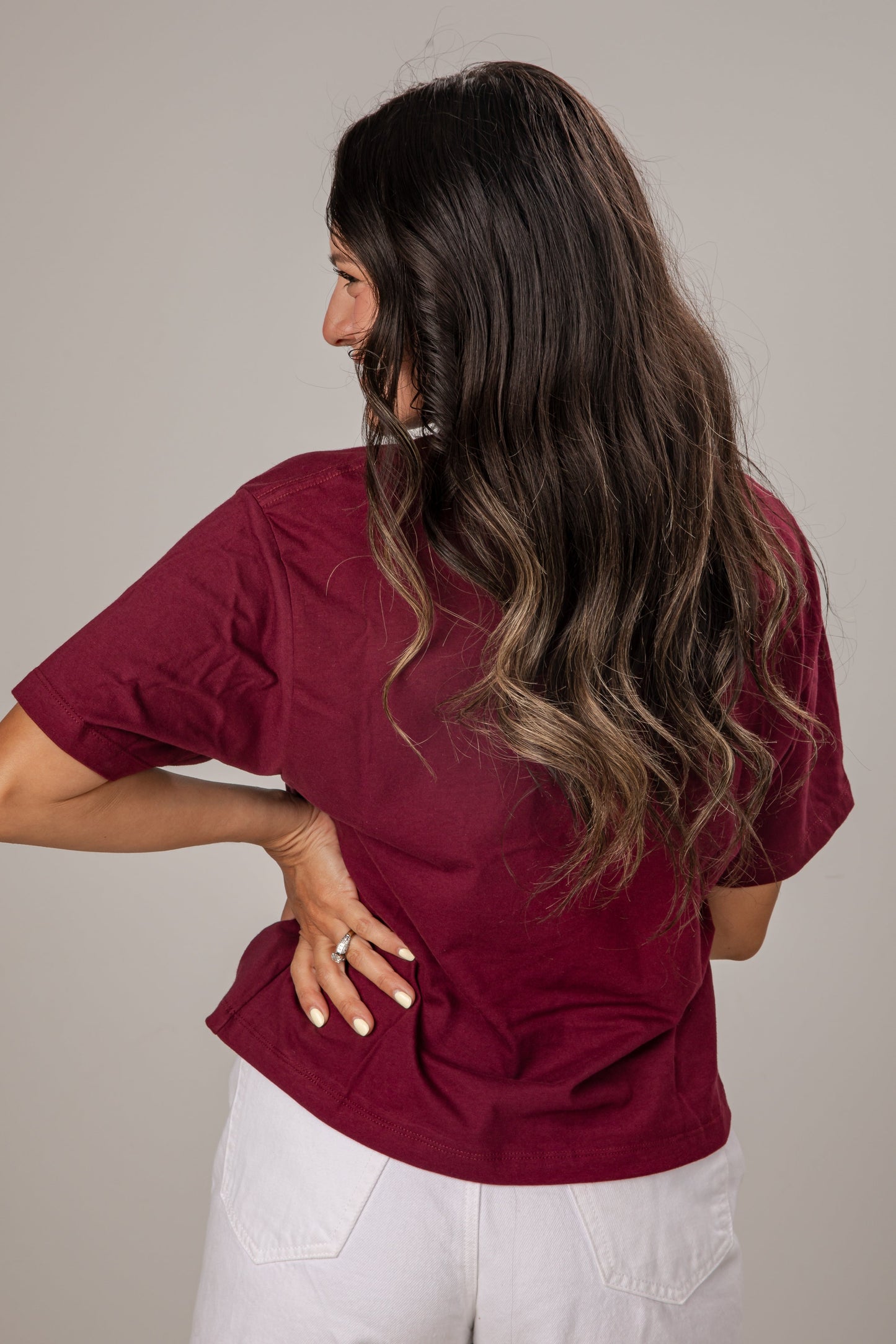 Burgundy Carolina Graphic Tee