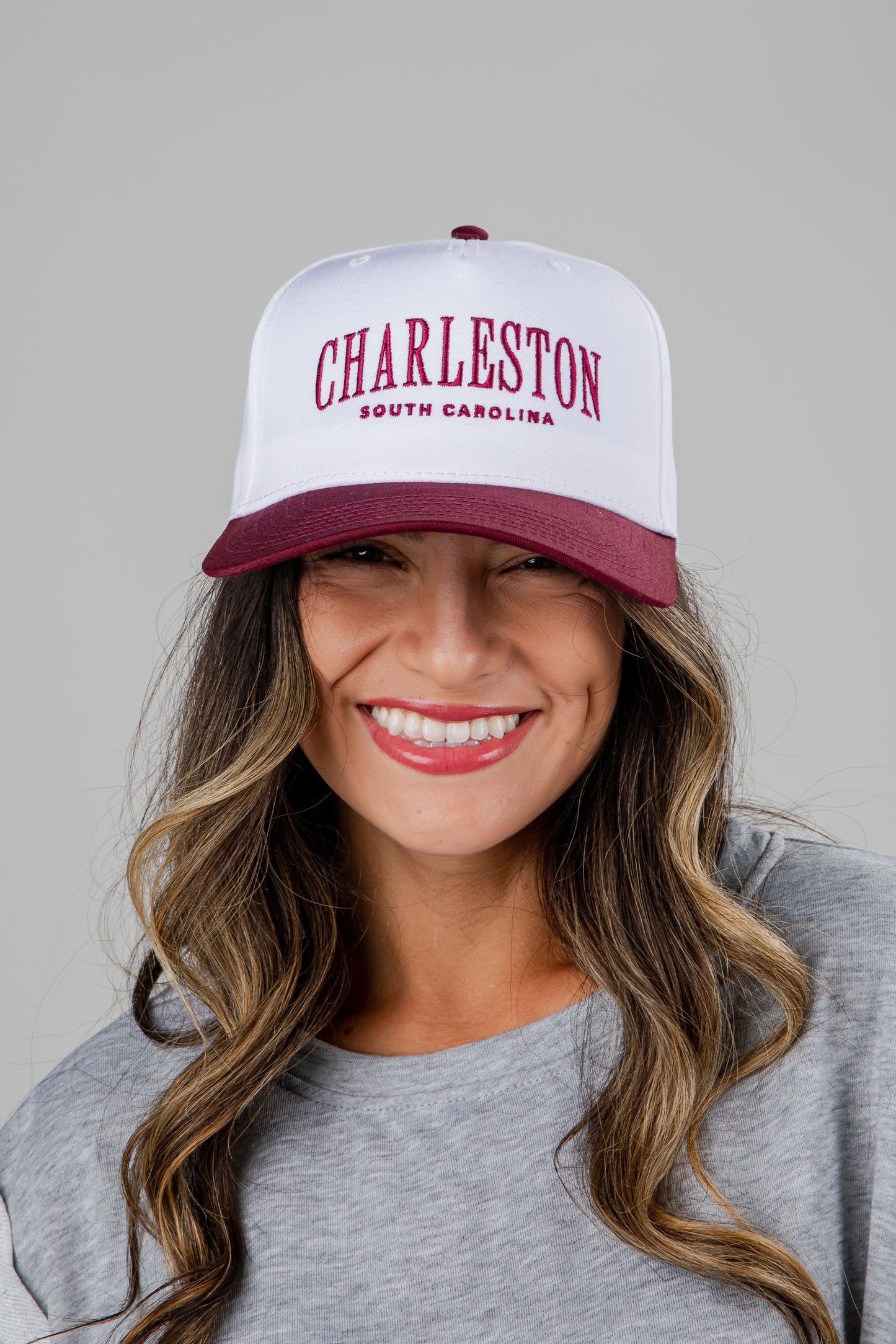 Burgundy Charleston South Carolina Hat