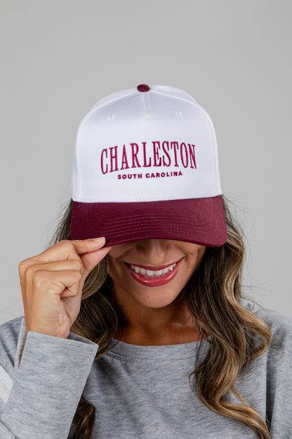 Burgundy Charleston South Carolina Hat