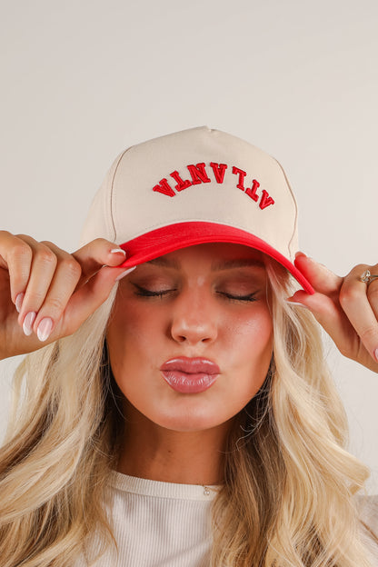 Atlanta Embroidered Color Block Hat