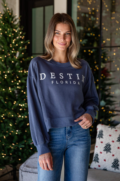 Destin Cropped Sweatshirt