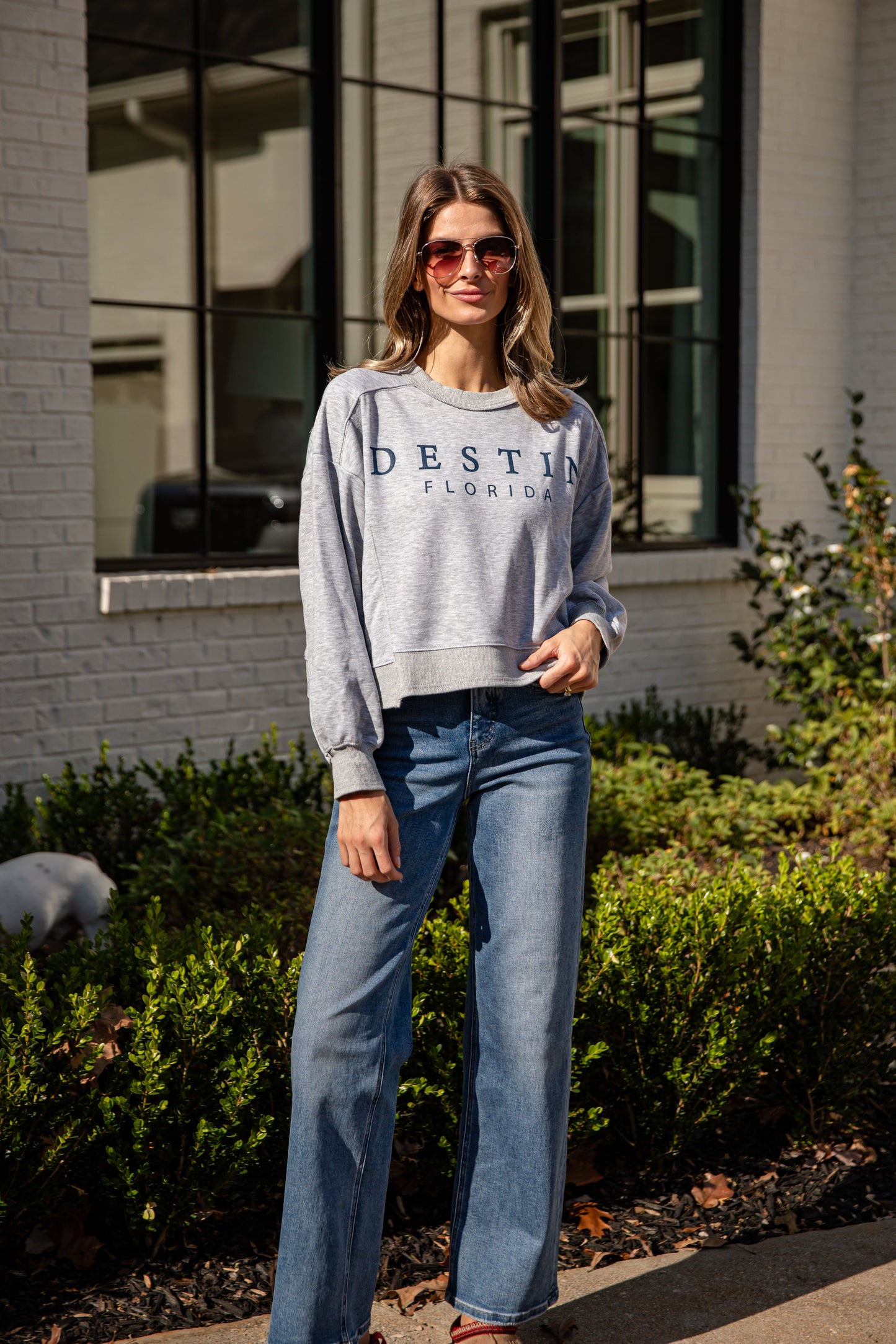 Destin Cropped Sweatshirt