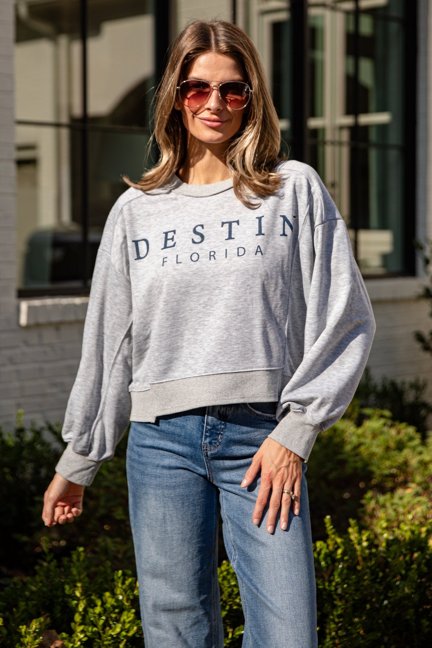 Destin Cropped Sweatshirt
