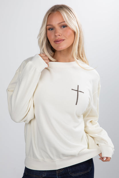 Cream Trust In The Lord Sweatshirt