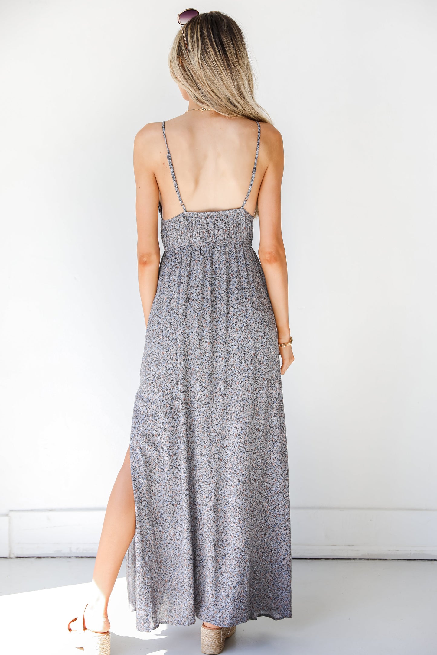 Always Flourishing Floral Maxi Dress