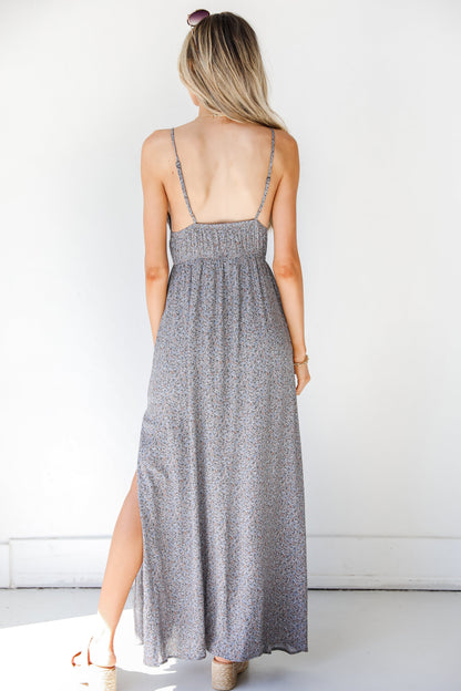 Always Flourishing Floral Maxi Dress