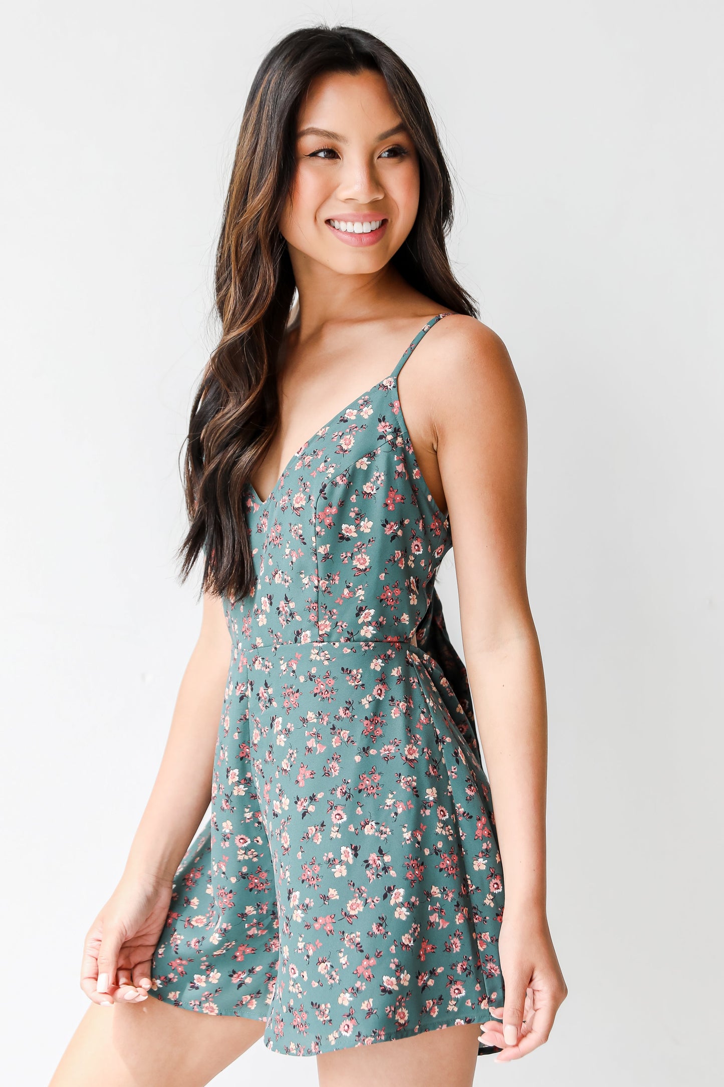 Bloom Bright Floral Romper