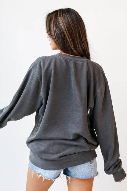 Black Georgia Football Block Letter Sweatshirt