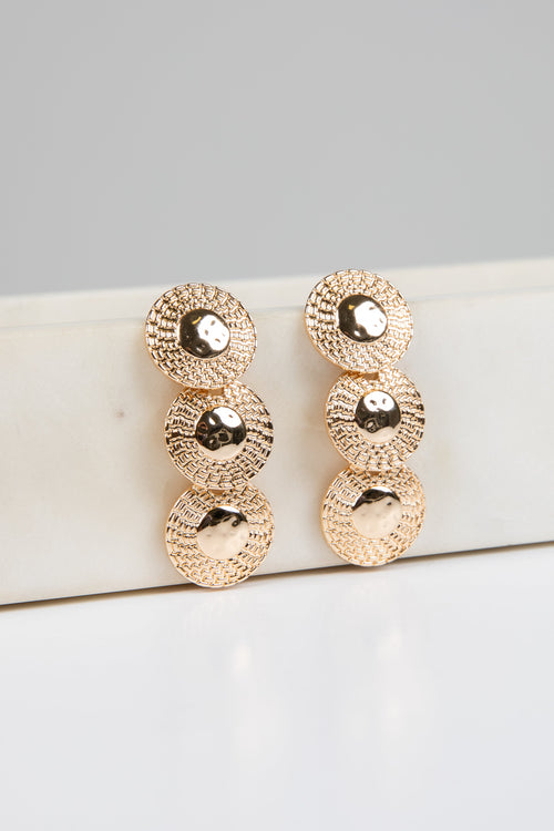 Eden Gold Drop Earrings