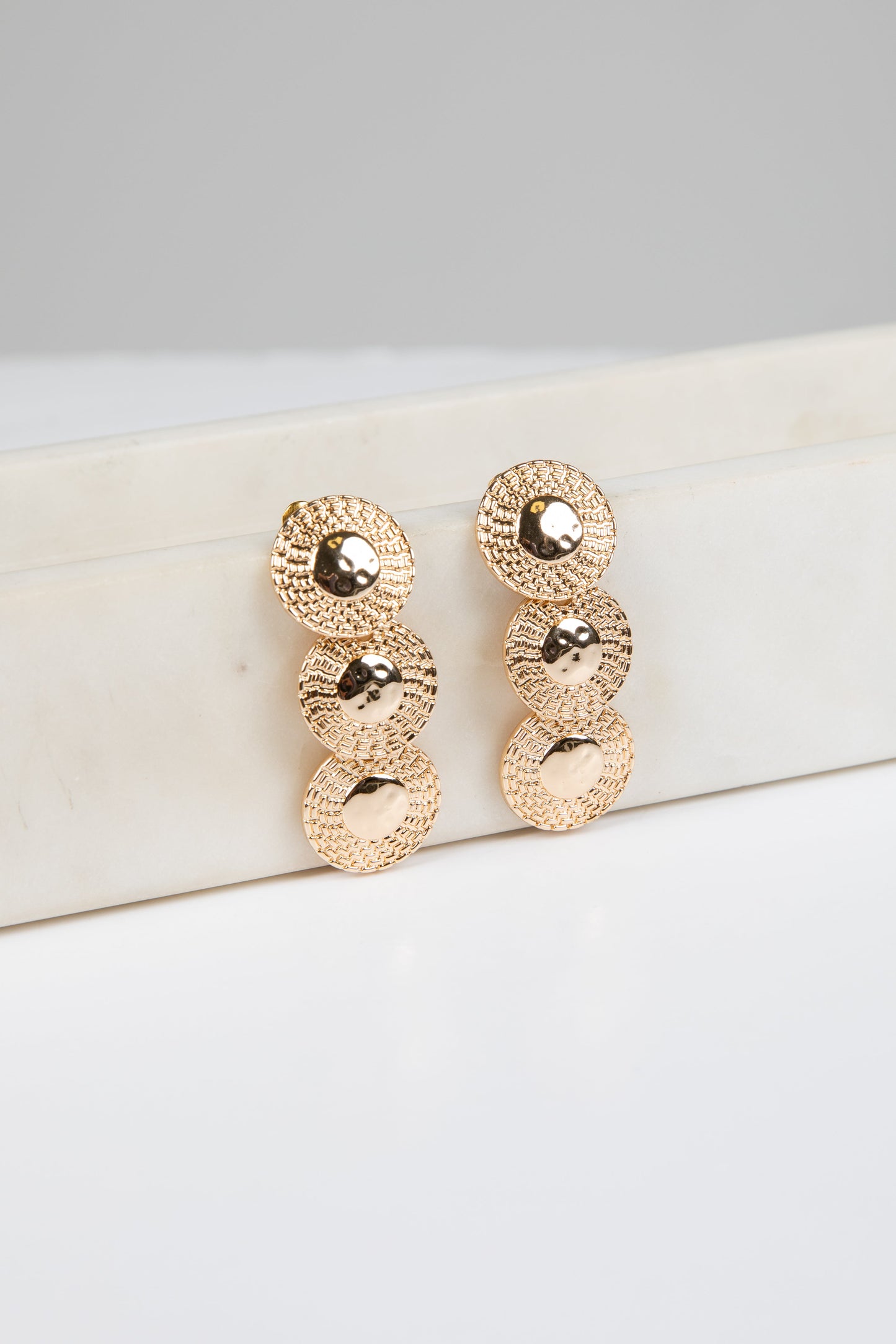 Eden Gold Drop Earrings