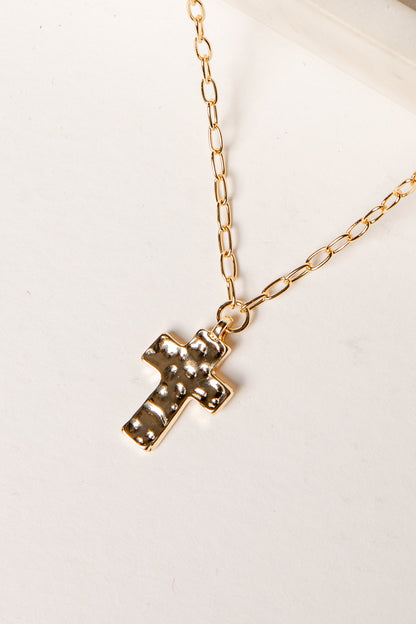 Bree Cross Charm Necklace