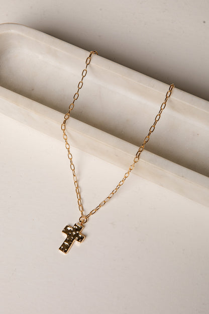 Bree Cross Charm Necklace