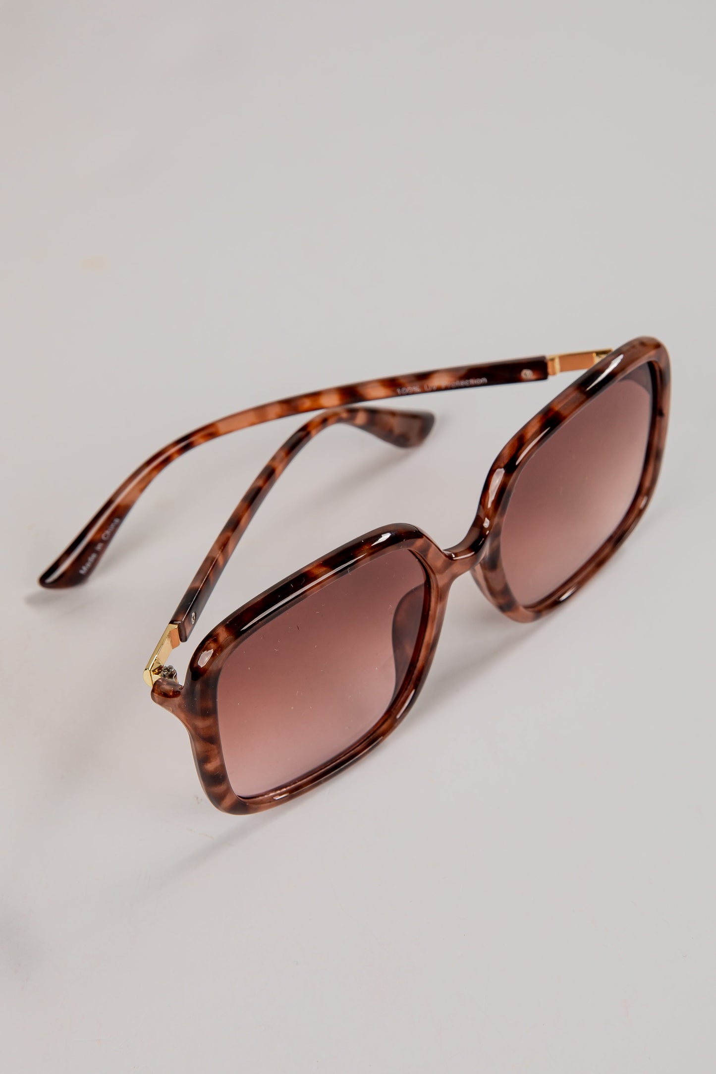 Big Moments Tortoise Square Sunglasses
