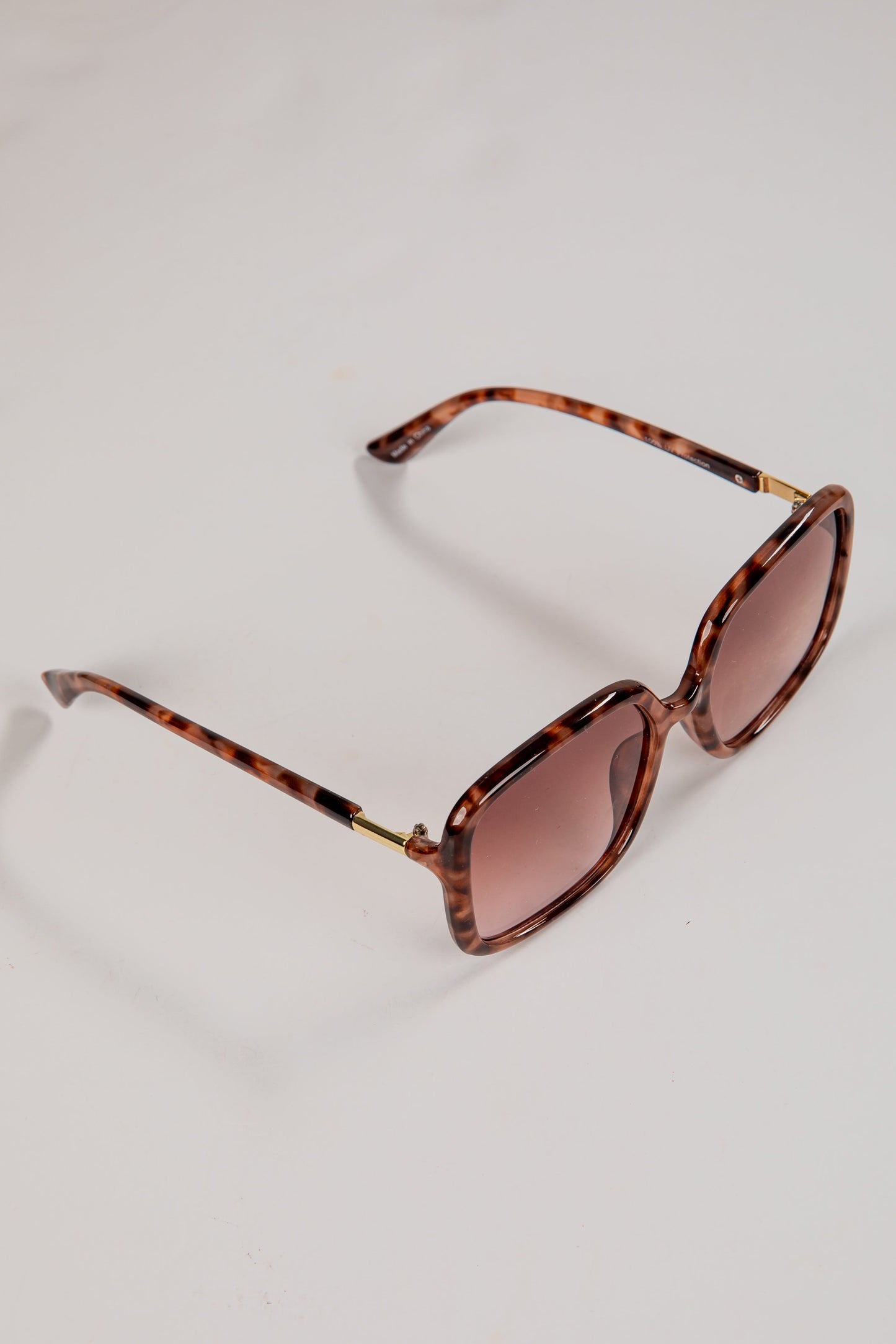 Big Moments Tortoise Square Sunglasses