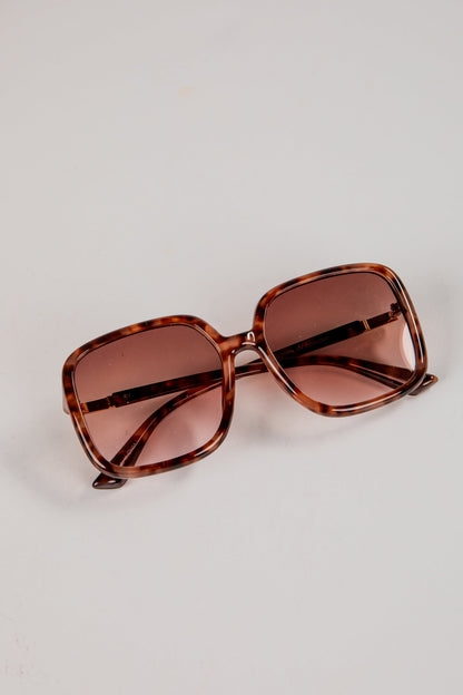 Big Moments Tortoise Square Sunglasses