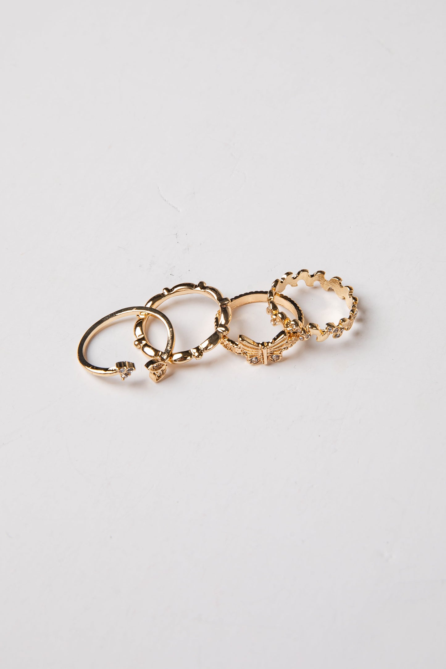 Brynn Gold Ring Stack Set