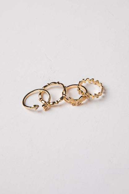 Brynn Gold Ring Stack Set
