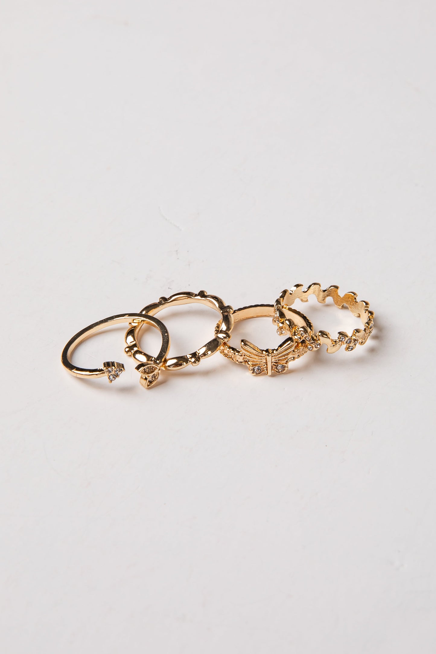 Brynn Gold Ring Stack Set