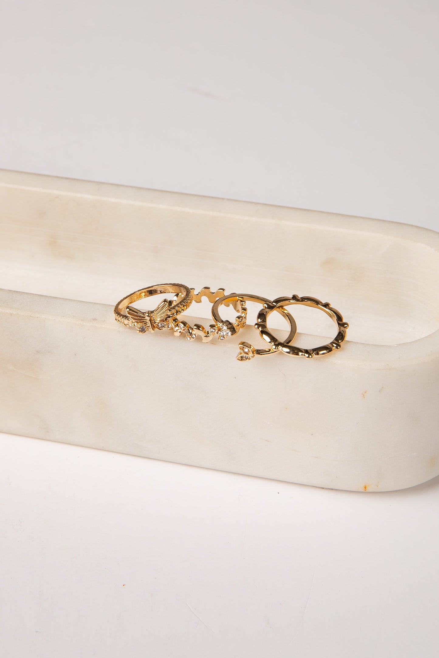 Brynn Gold Ring Stack Set
