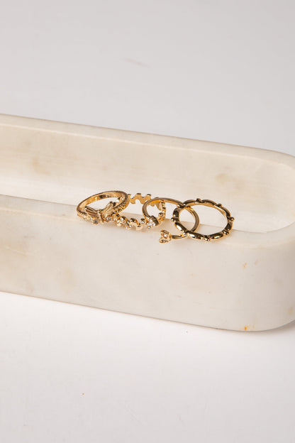Brynn Gold Ring Stack Set