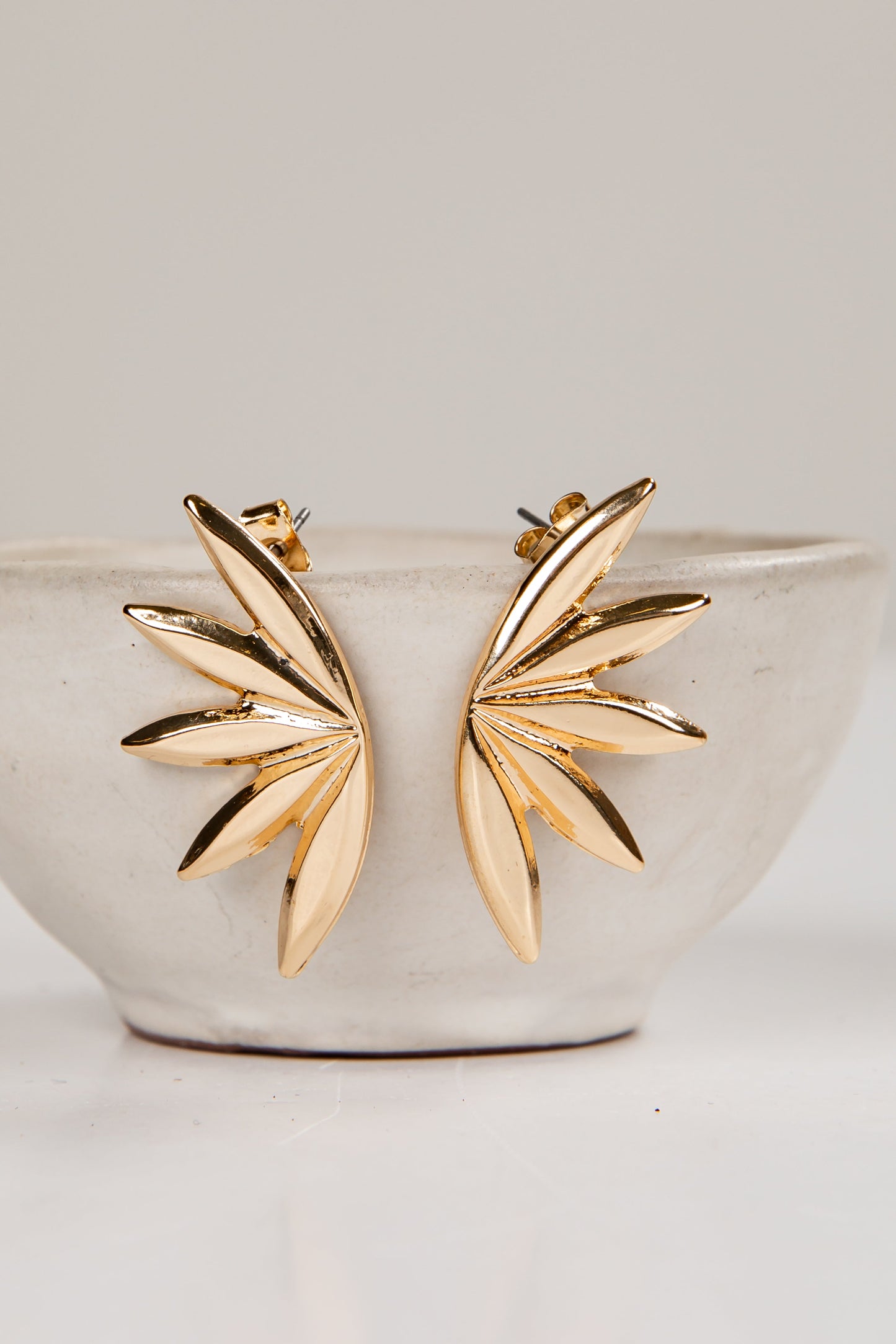 Claudia Gold Sunburst Earrings