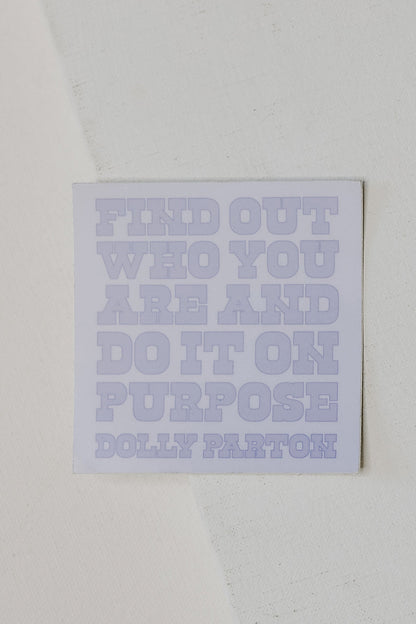 Dolly Quote Sticker